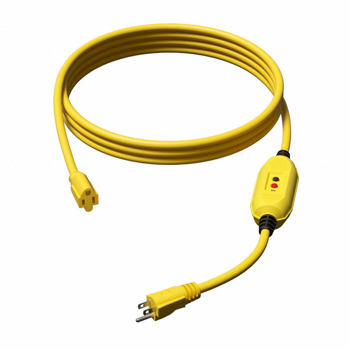 GFCI Yellow 26 ft 1 Outlet 12 AWG