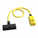 GFCI Yellow 2-2/5 ft 3 Outlet 12 AWG