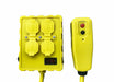 GFCI Yellow 6 ft 4 Outlet 12 AWG