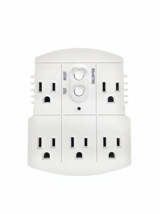 GFCI White 5 Outlet