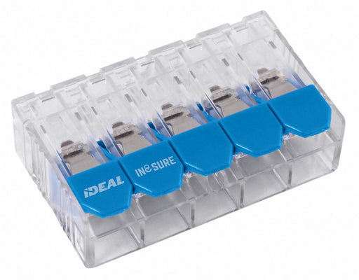 LeverWireConnector Blu 30A PC 600V PK50