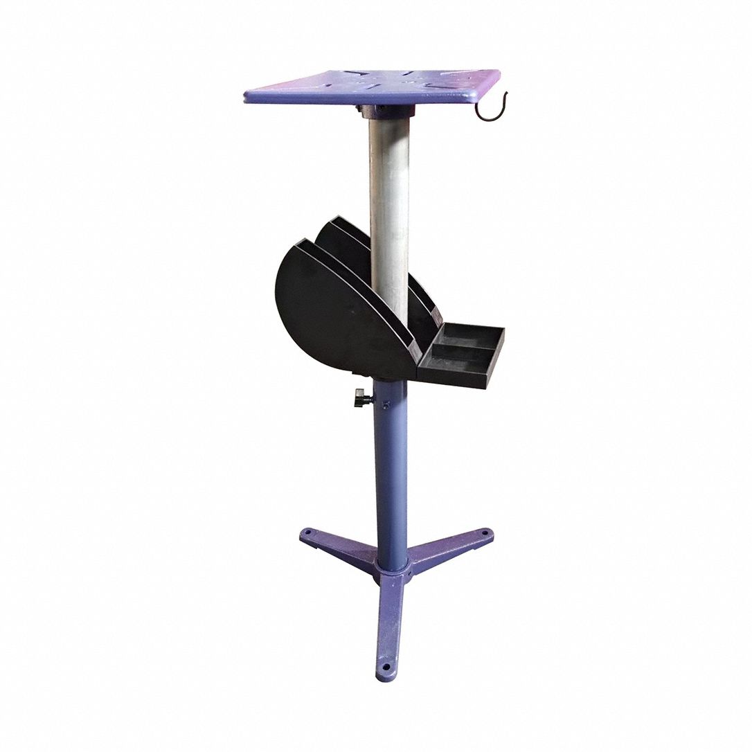 Bench Grinder Stand Adjustable Yellow