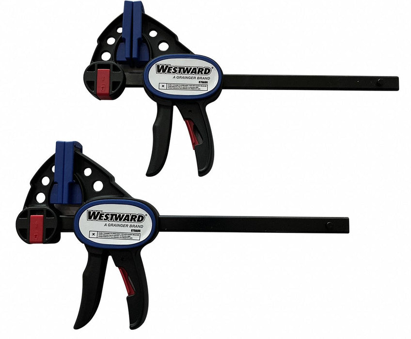 Bar Clamp 140 lb Force 6 in Capac. PK2