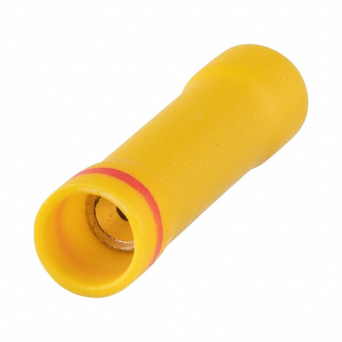 ButtSpliceConnector Yellow 10AWGMax PK25