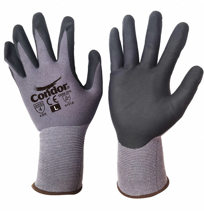 Coated Gloves Nylon Nitrile M PR