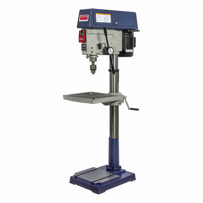 20 BELT DRIVE DRILL PRESS W/POWER FEED