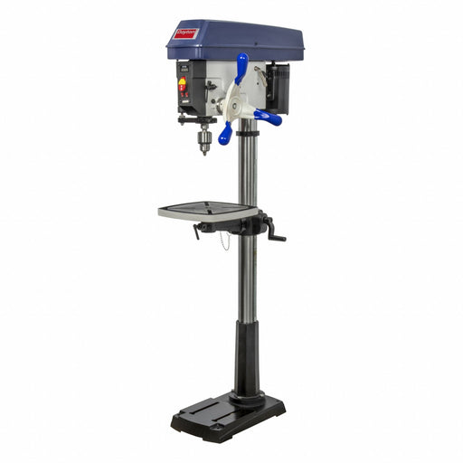 Step Pulley Drill Press With Power Feed