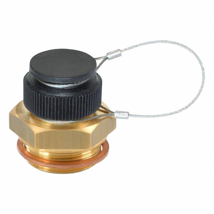 GN880-M26X1.5-MS-K OIL DRAIN VALVE BRASS