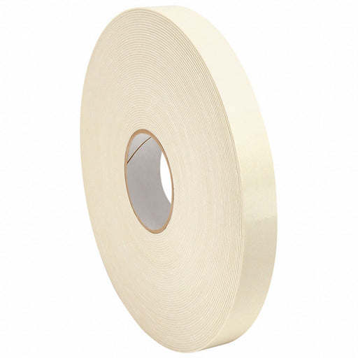 Foam Tape White 72 yd L 1 in W