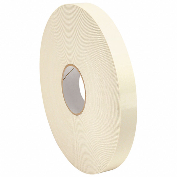 Foam Tape White 72 yd L 1 in W