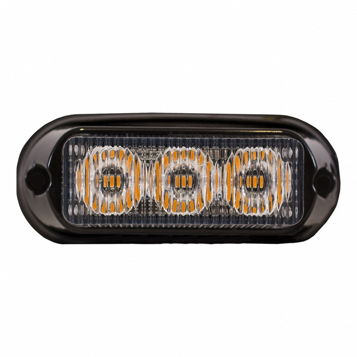 Strobe Light 3 Amber LEDs 12-24V 4 