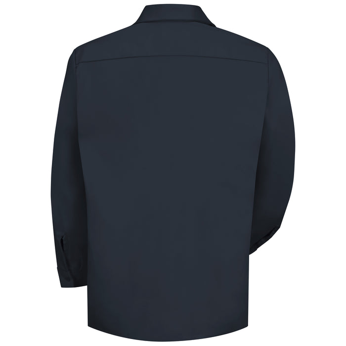 Men's Long Sleeve Wrinkle-Resistant Cotton Work Shirt