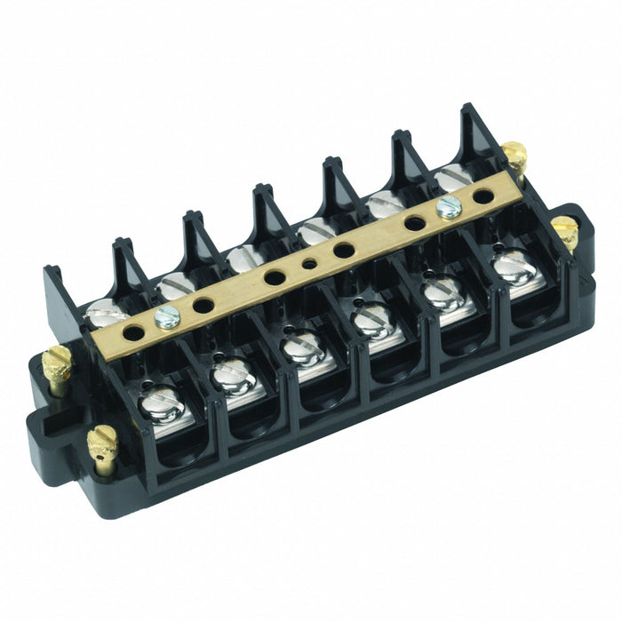 BarrierTerminalStrip 60A 6AWGMax 600V