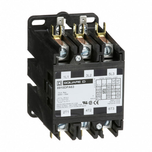 H2644 DefPurposeMagContactor 440/480VAC 3P 60A