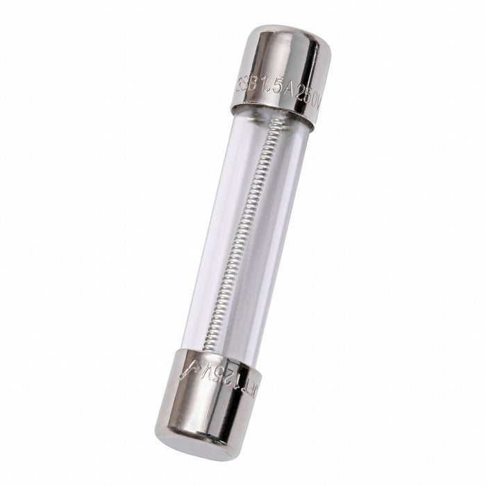 Fuse 1 1/4 in L 250 V AC 1.5 A