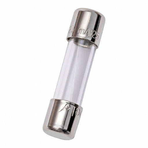 Fuse 20.1 mm L 125 V AC 5 A 5.1 mm dia.