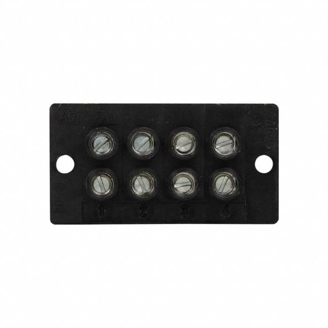 Barrier Terminal Strip 600 V 4 Poles