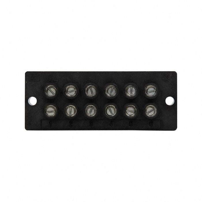 Barrier Terminal Strip 600 V 6 Poles