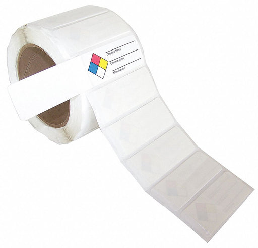 NFPALabel 1-1/8inH 2-7/8inW Paper PK500