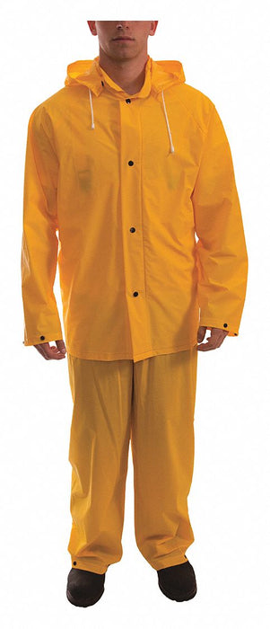 E0133 Rain Suit w/Jacket/Bib Unrated Yellow S