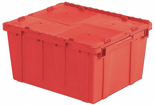 E3391 AttachedLidTote 23.875inL 19.625inW Red