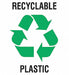 Recycle Label 10 in x 10 in Vinyl PK5