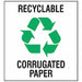 Recycle Label 10 in x 10 in Vinyl PK5