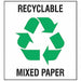 Recycle Label 5 in x 5 in Vinyl PK5