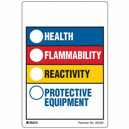 HMIG Label 5-7/8 in H 4 in W PK100