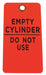 Cylnder Tag 5 3/4in H 3in W Crdstck PK25