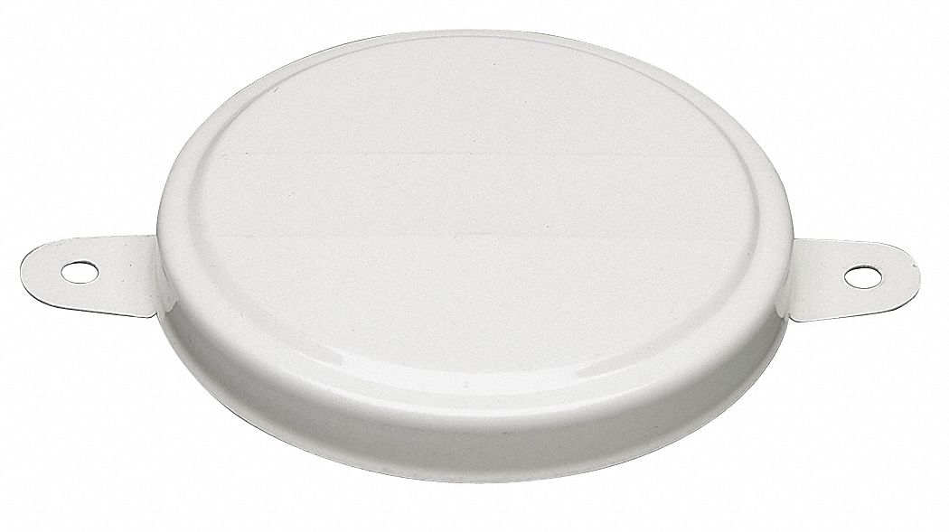 Capseal White Round Steel Drums PK10