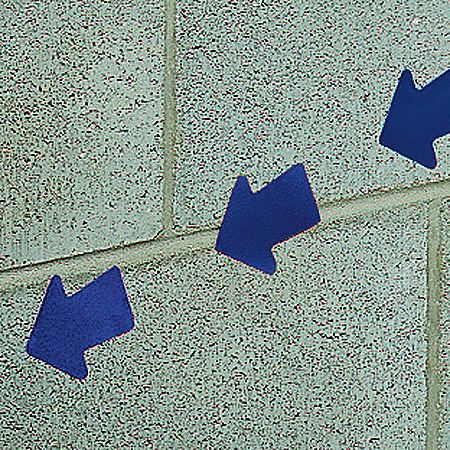 Floor Tape Blue 3 inx3 ft Arrow PK50