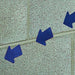 Floor Tape Blue 3 inx3 ft Arrow PK50