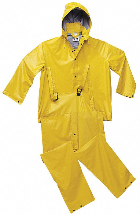 Rain Hood Yellow Snaps Nylon