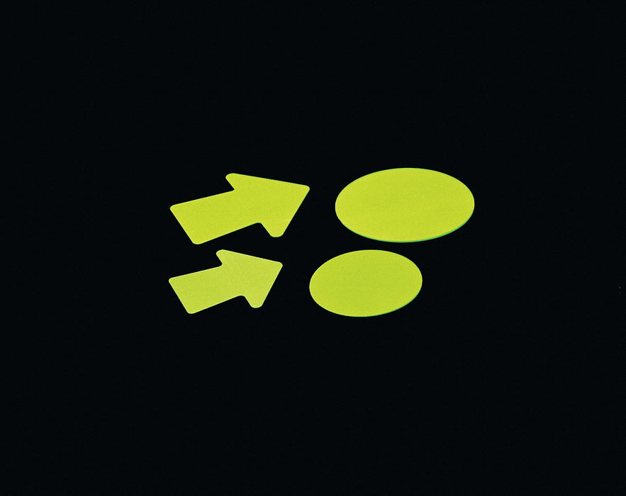 Floor Tape Green 4 inx4 ft Arrow PK50