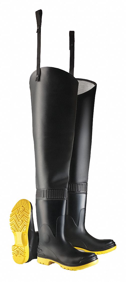 E8464 Hip Wader Men s 9 Steel Black PR