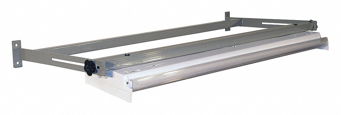 Task Light Frame 60 W x 16 D x 30 H Gray