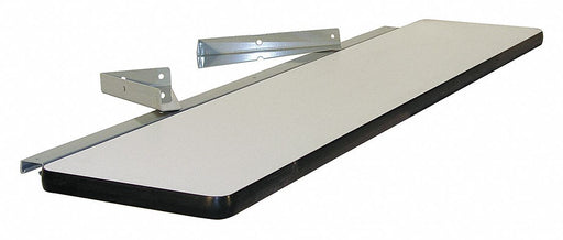 Upper Shelf 72 W x 12 D x 3/4 in H Gray
