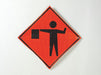 Traffic Sign 36 in x 36 in Orange