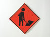 Traffic Sign 36 in x 36 in Orange
