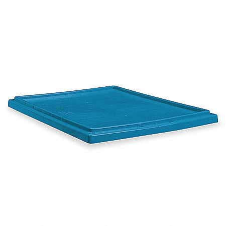 E9220 Lid 15.5 in W Plastic Blue