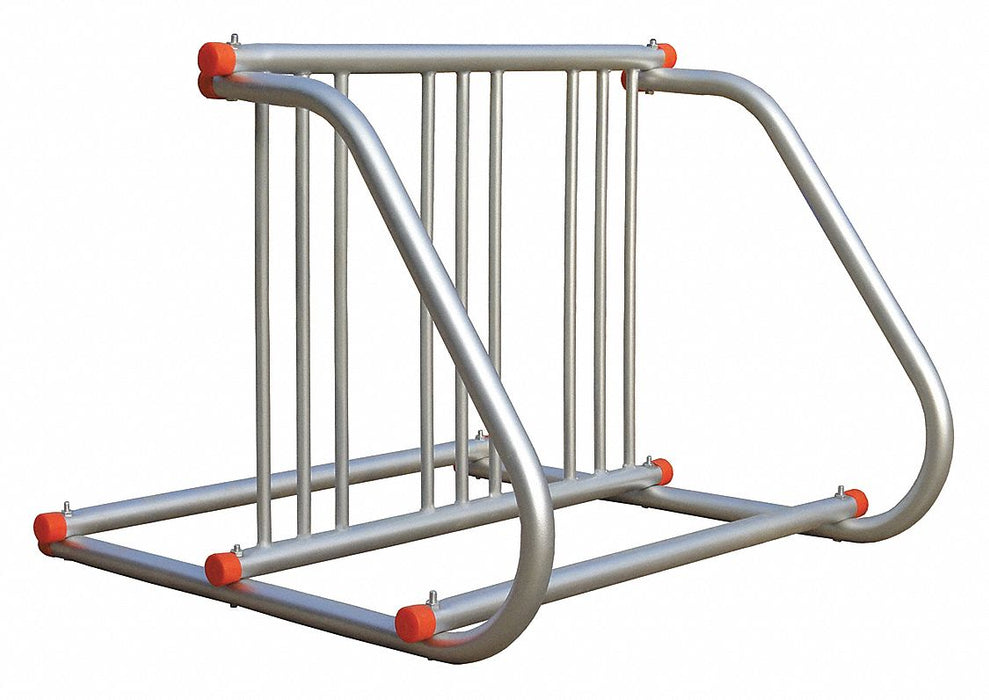 Bike Rack Silver Color 6 Cap. 29 W