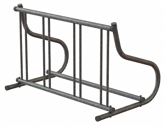 Bike Rack Silver Color 4 Cap. 32 W