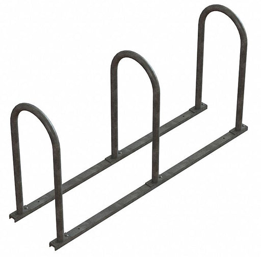 Bike Rack Silver Color 6 Cap. 16 W