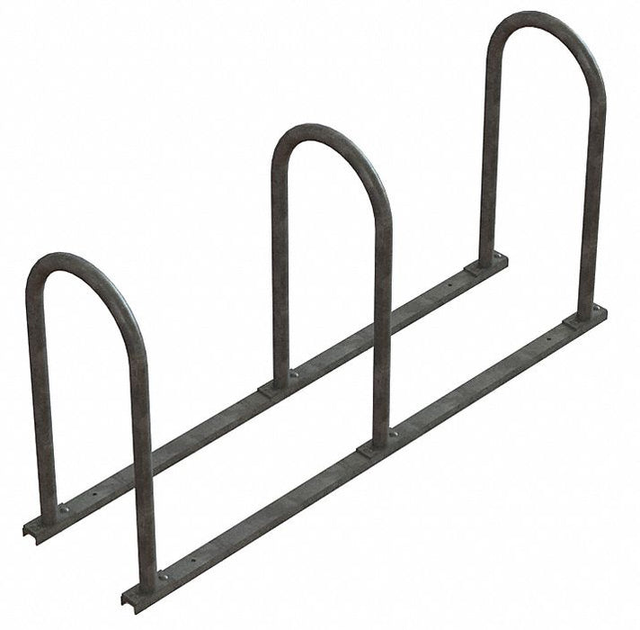 Bike Rack Silver Color 6 Cap. 16 W