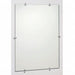 Frameless Mirror 18 in W 12 in H