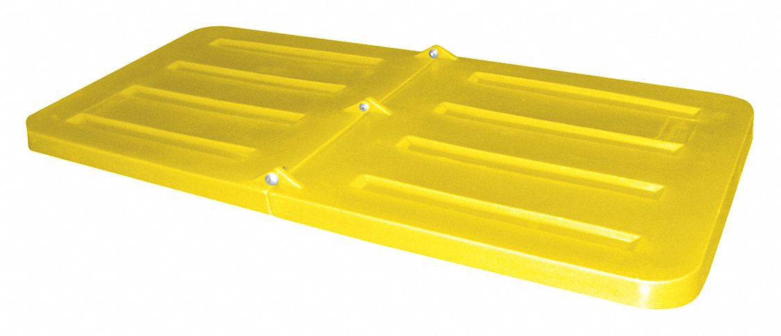 E0221 Tilt Truck Lid Yellow Fits 1/3 cu yd.