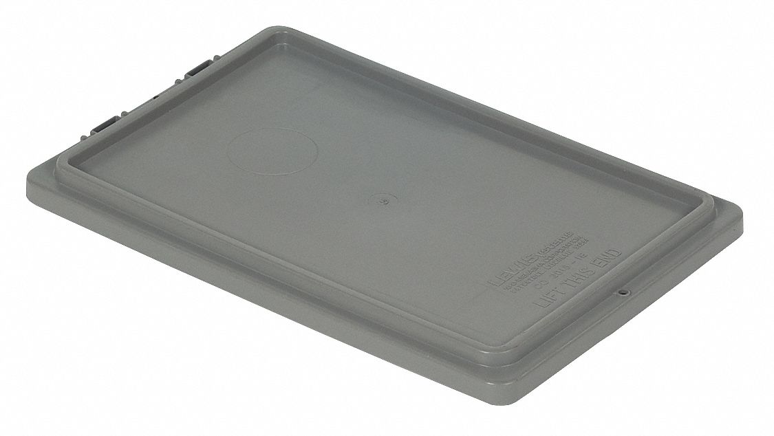 Lid 13 in W Fiberglass Gray