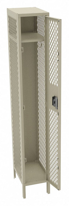 Wrdrb Lckr 1x1Lckr Sand 78 x12 x18 Assm