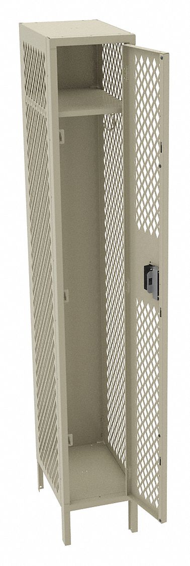 Wrdrb Lckr 1x1Lckr Sand 78 x12 x18 Assm